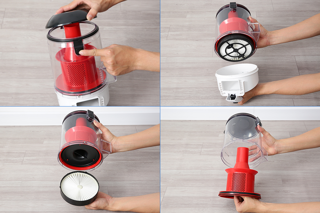Máy hút bụi dạng hộp Deerma DEM-TJ310W Màu Trắng