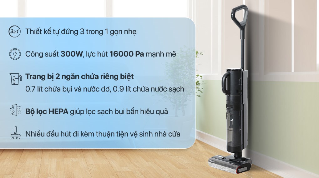 Máy hút bụi lau nhà Dreame H12 Dual