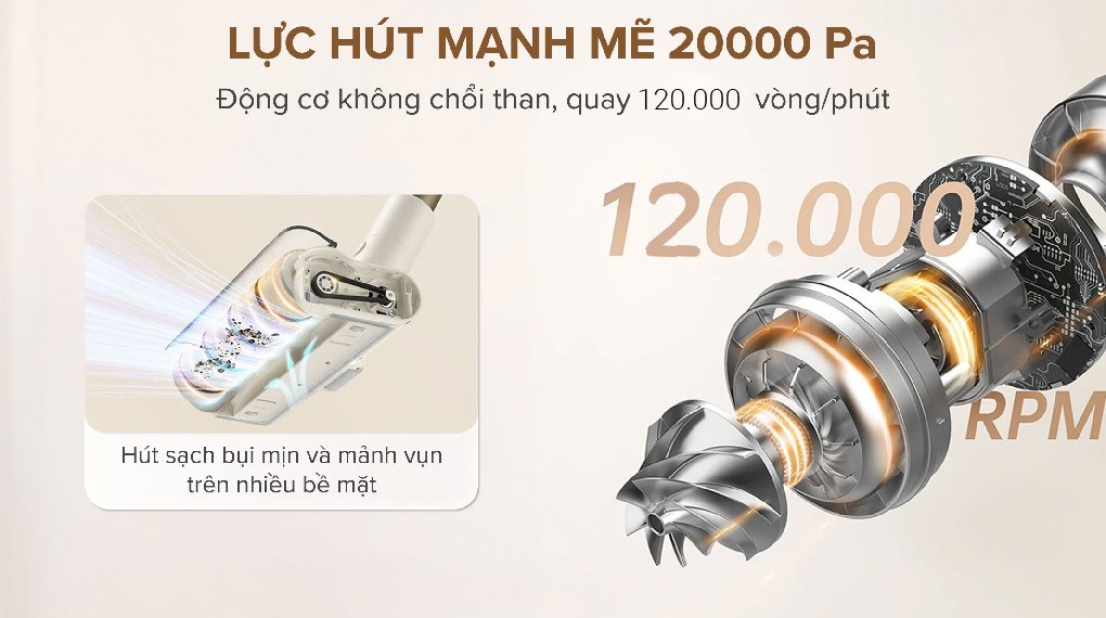 Máy hút bụi không dây Dreame R10