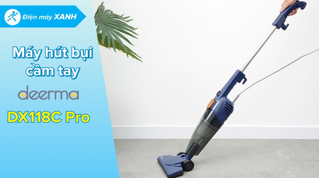 Máy hút bụi cầm tay Deerma DX118C Pro