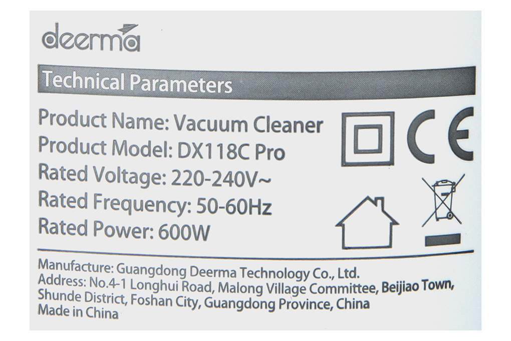 Máy hút bụi cầm tay Deerma DX118C Pro Màu Xanh Dương