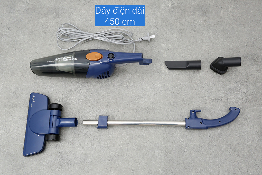 Máy hút bụi cầm tay Deerma DX118C Pro Màu Xanh Dương