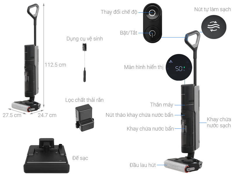 Máy hút bụi lau nhà Dreame H13 Pro