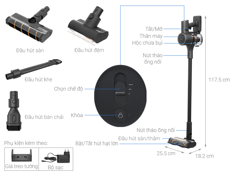 Máy hút bụi không dây Dreame R10 Pro