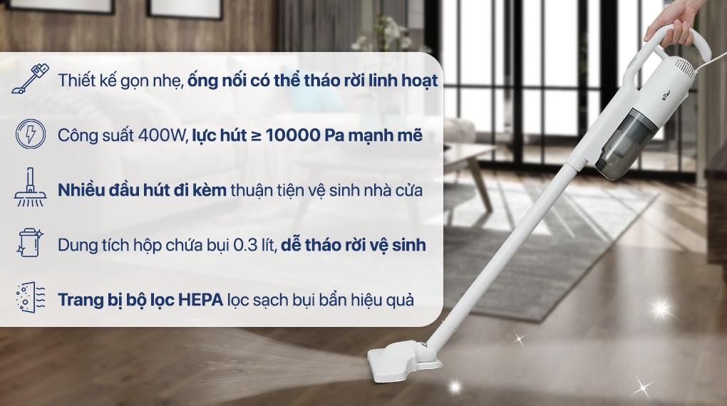 Máy hút bụi cầm tay Bear BVC-B43W1