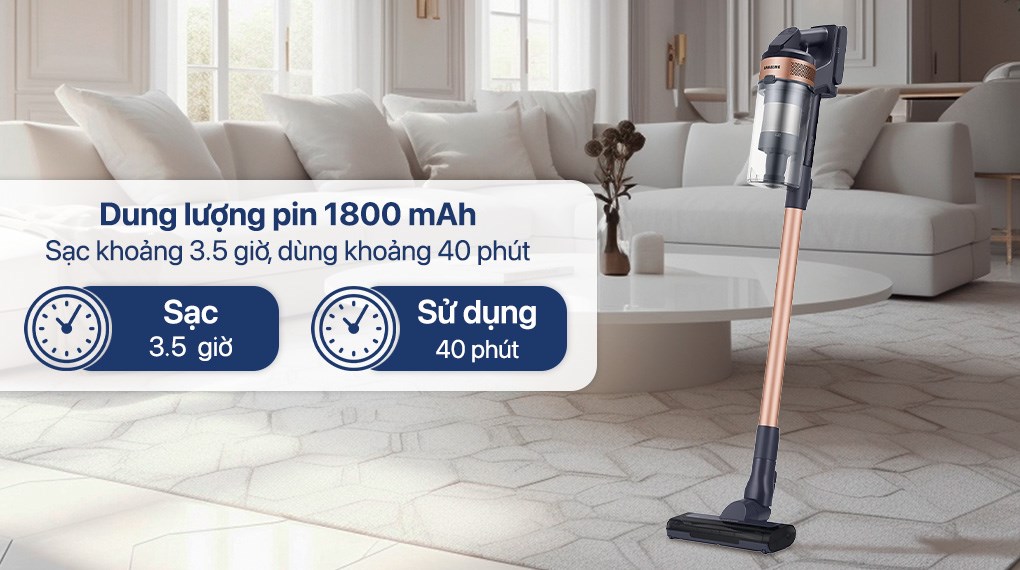 Máy hút bụi không dây Samsung VS15A60AGR7/SV