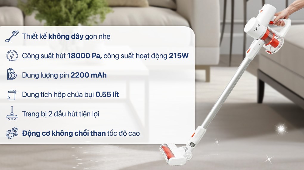 Máy hút bụi không dây Xiaomi G20 Lite BHR8195EU