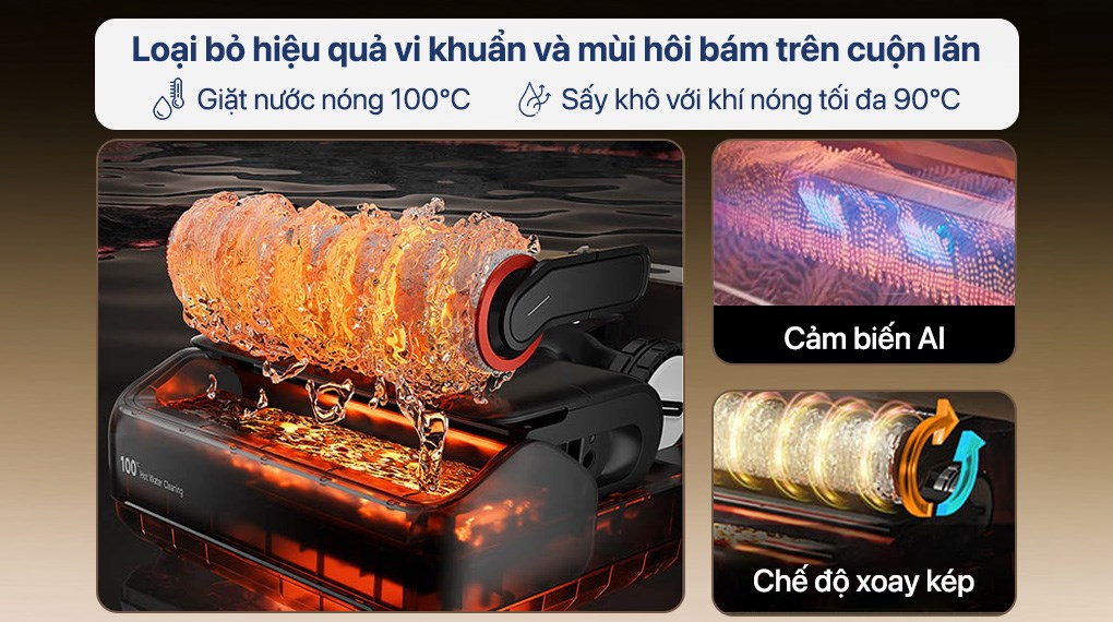 Máy hút bụi lau nhà Dreame H15 Pro Heat