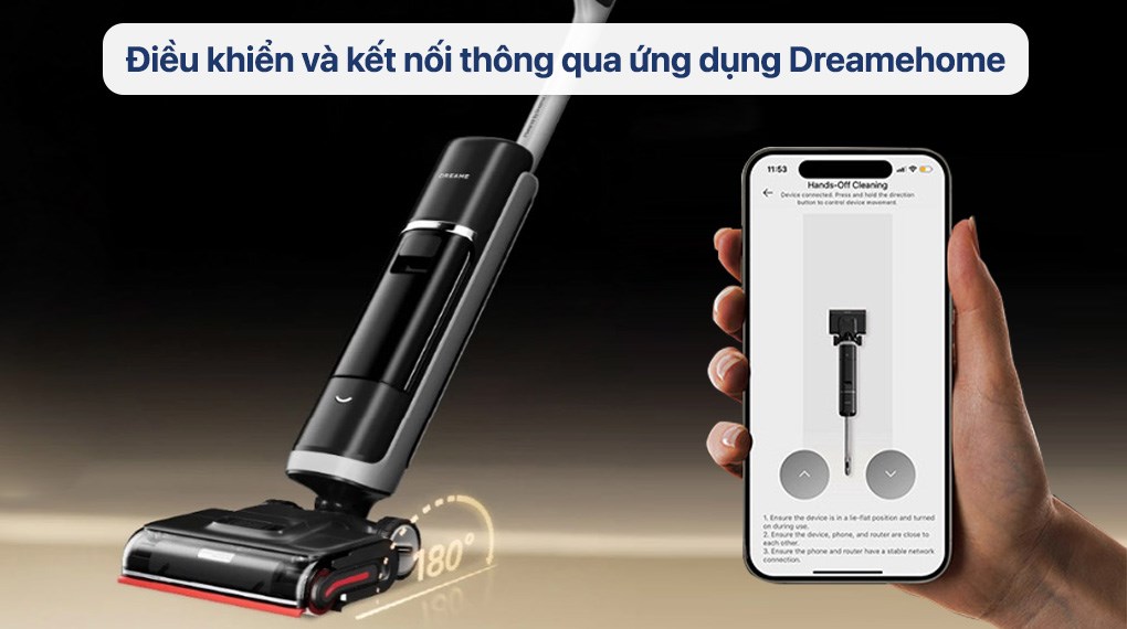 Máy hút bụi lau nhà Dreame H15 Pro Heat