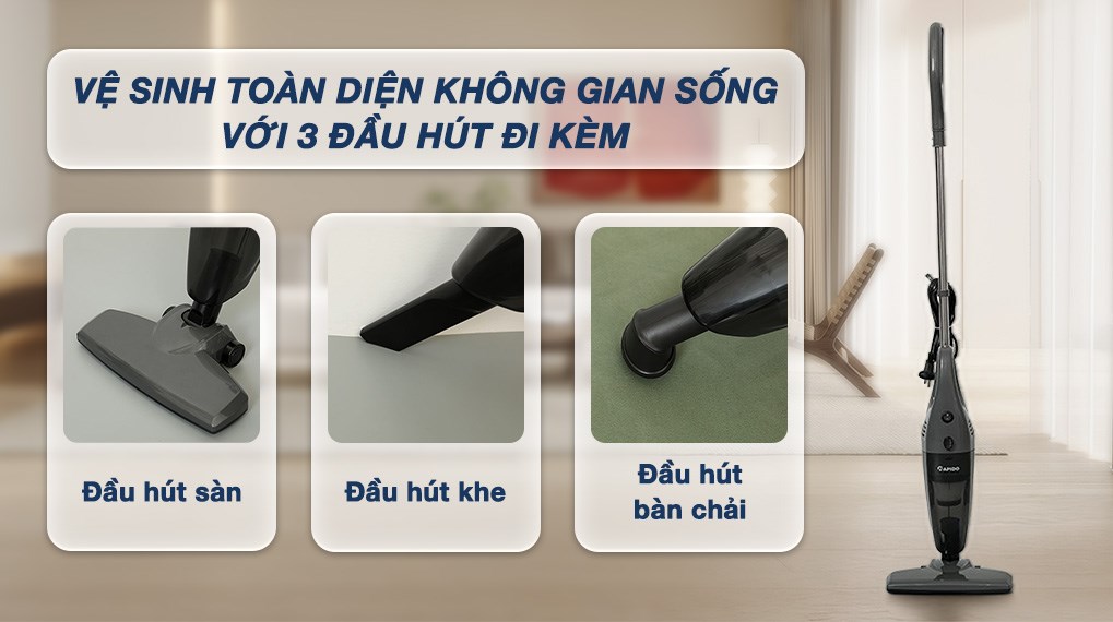 Máy hút bụi cầm tay Rapido RVC-600HG