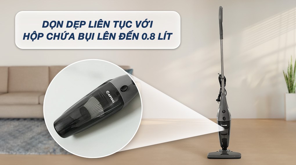 Máy hút bụi cầm tay Rapido RVC-600HG