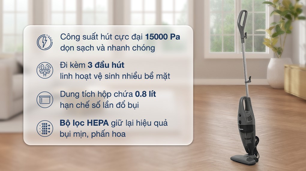 Máy hút bụi cầm tay Rapido RVC-600HG