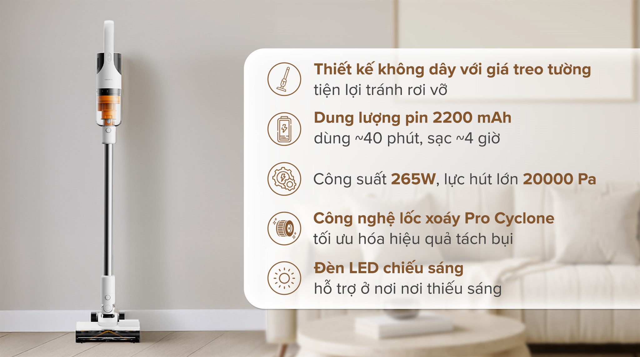 Máy hút bụi cầm tay Deerma VCAD11A