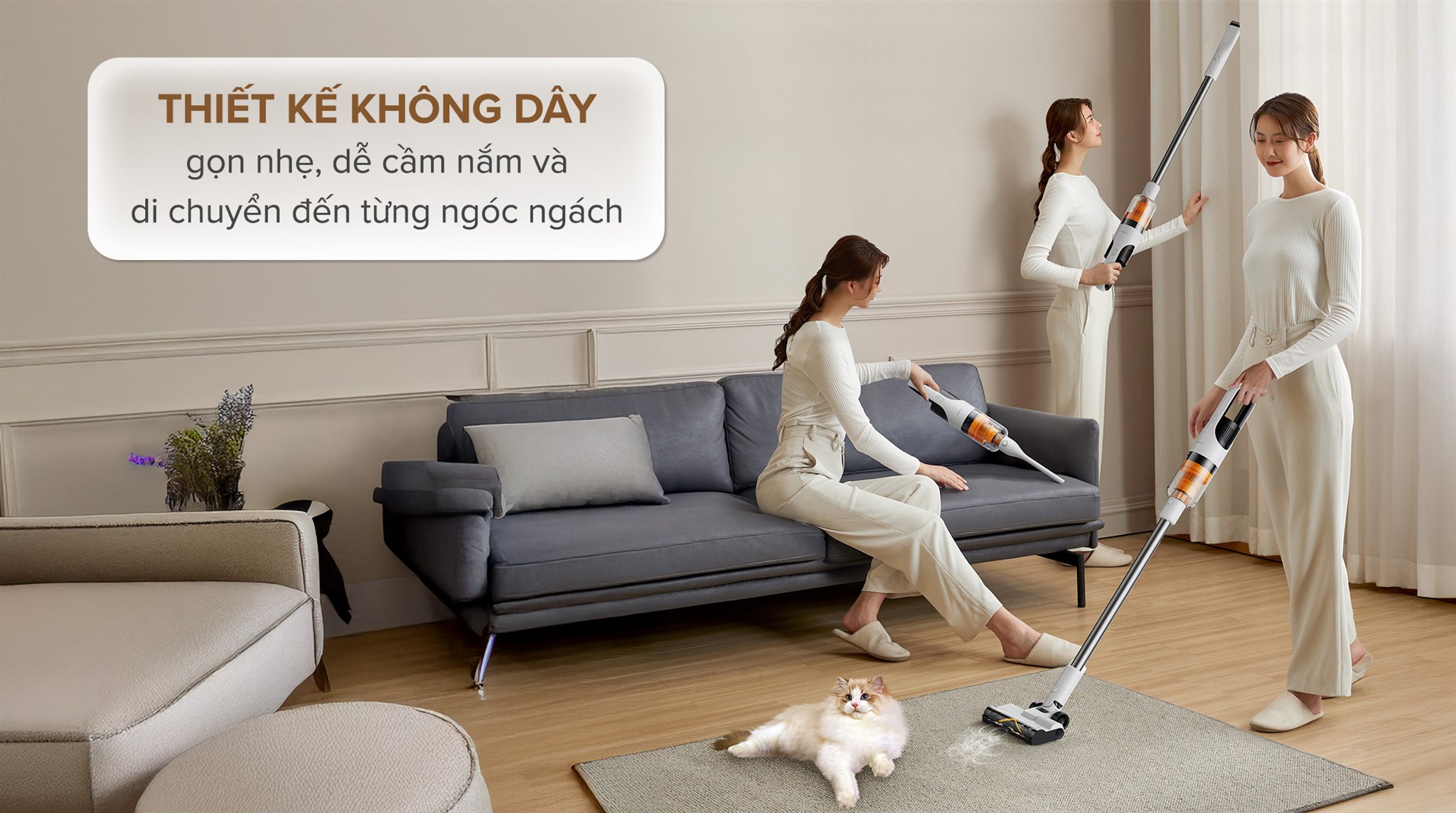 Máy hút bụi cầm tay Deerma VCAD11A