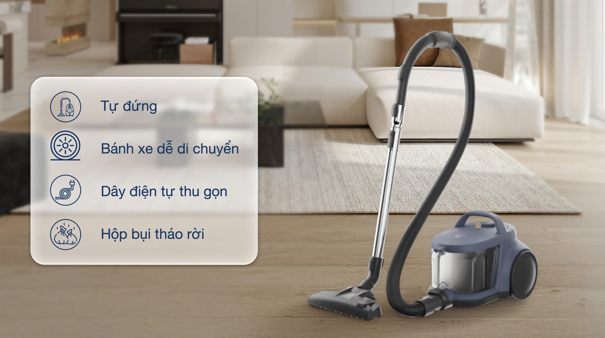 Máy hút bụi dạng hộp Electrolux Clean 500 EFC52512
