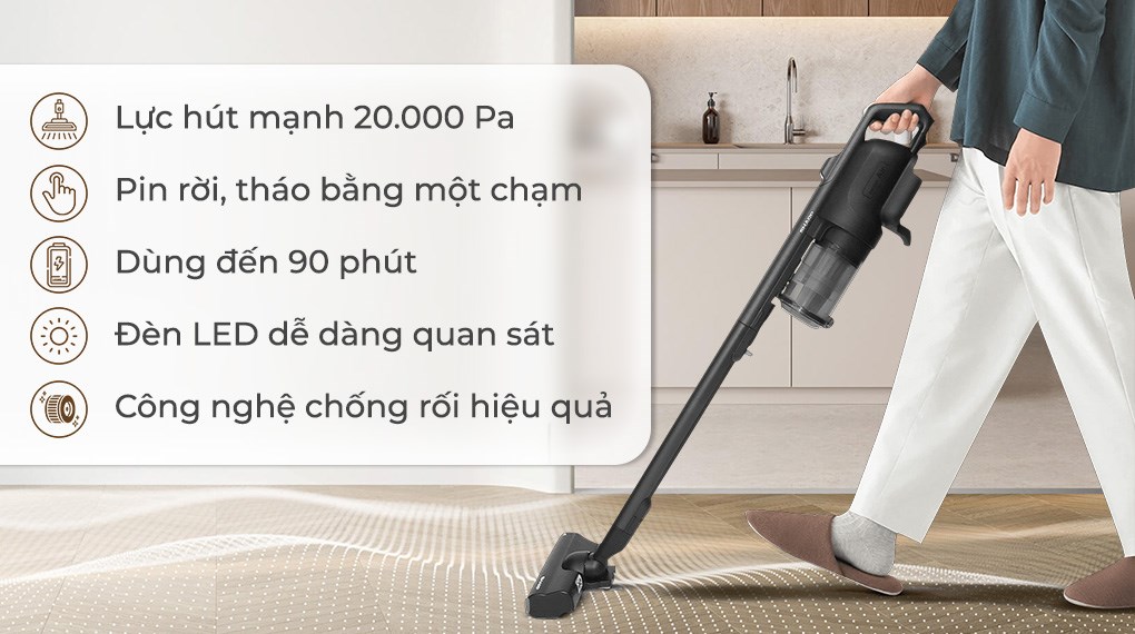 Máy hút bụi không dây Sharp EC-SR10-B