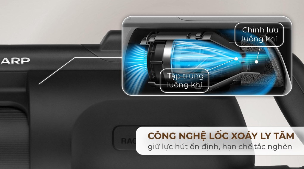 Máy hút bụi không dây Sharp EC-SR10-B