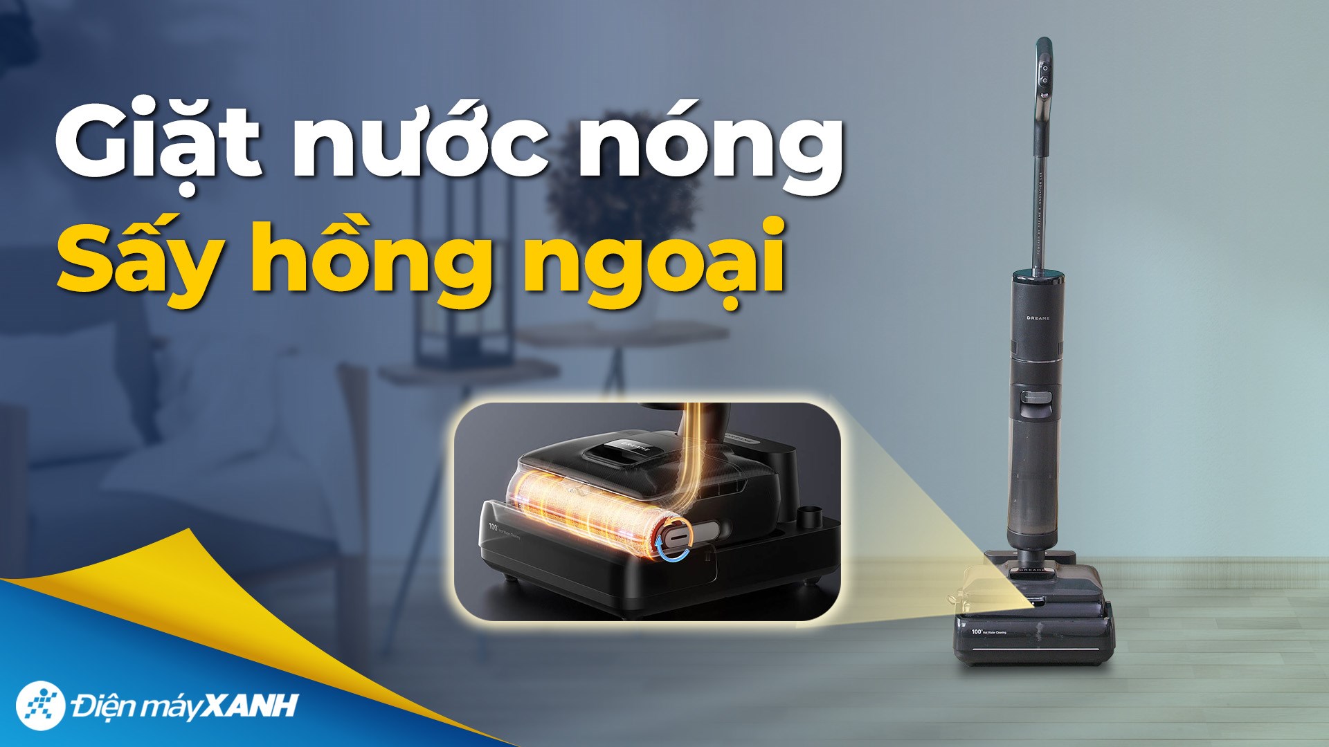 Máy hút bụi lau sàn Dreame H15 Pro Foamwash