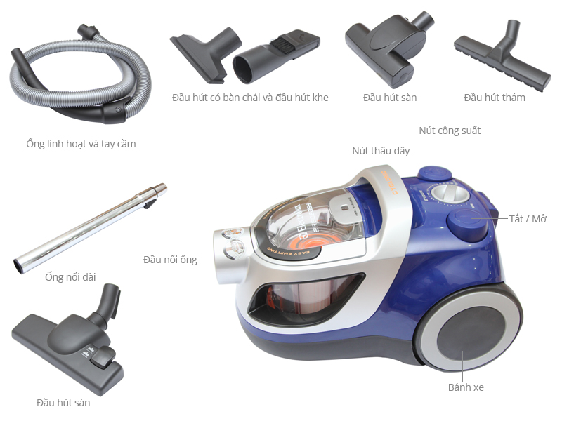 Máy hút bụi Electrolux ZTF7660 2100 W