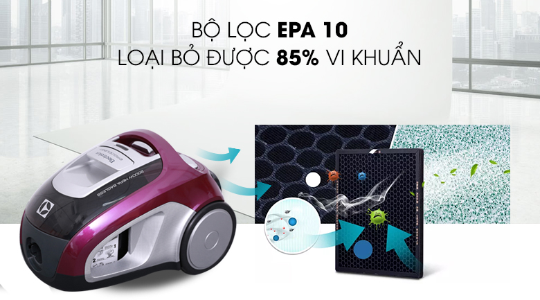 Hệ thống lọc HEPA, bảo vệ sức khỏe gia đình