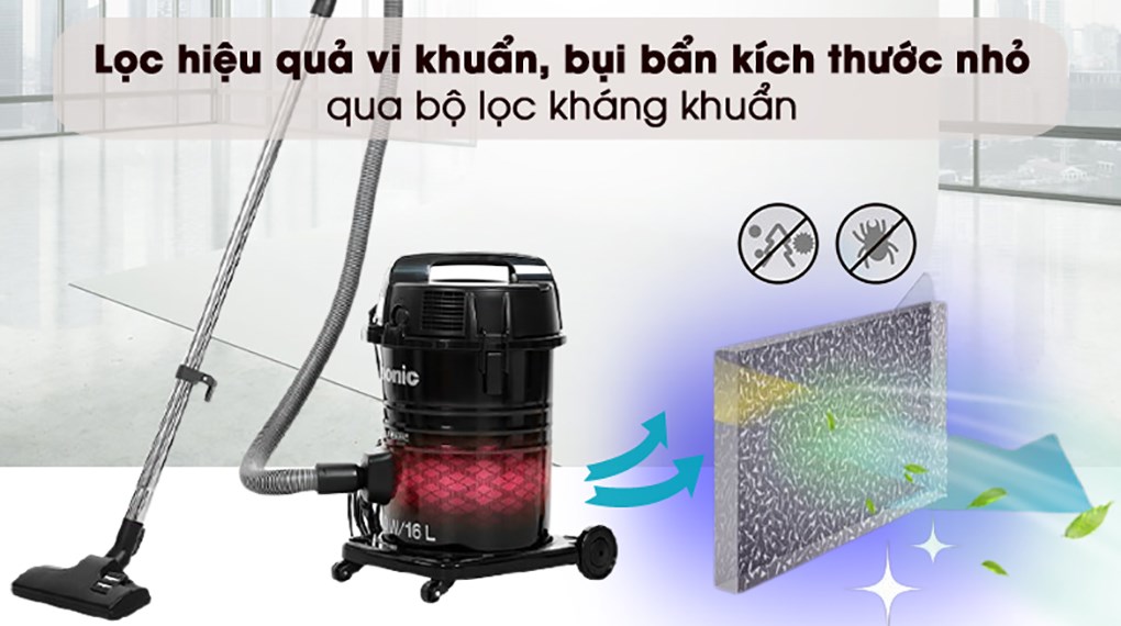 Máy hút bụi công nghiệp Panasonic MC-YL631RN46