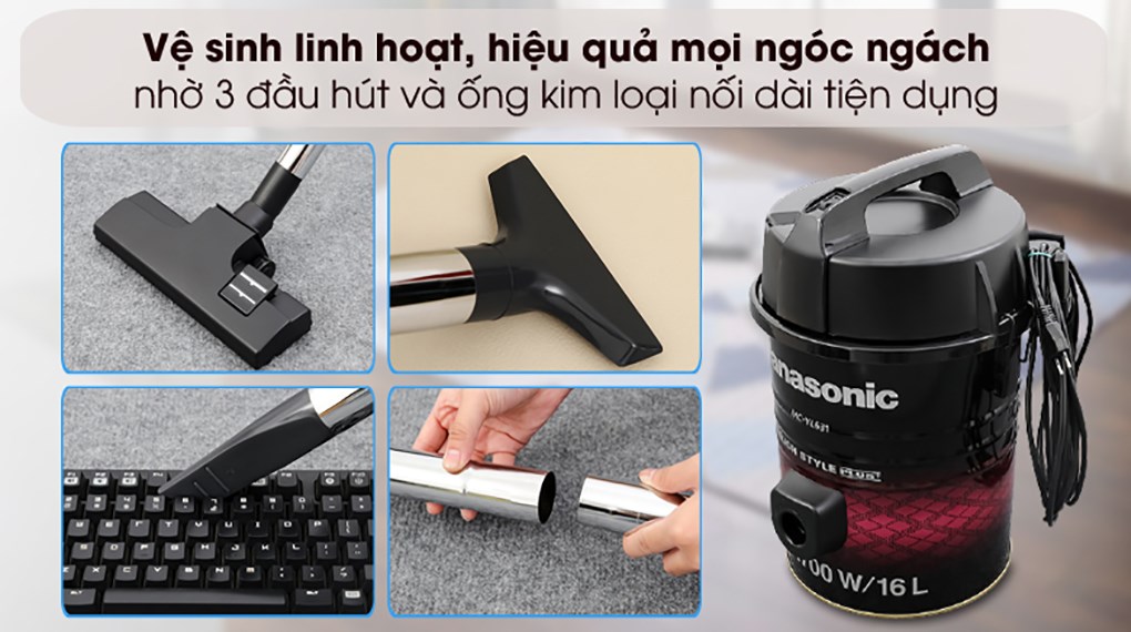 Máy hút bụi công nghiệp Panasonic MC-YL631RN46