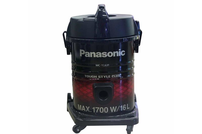 Hút bụi nhanh, mạnh, thiết kế sang trọng - Máy hút bụi công nghiệp Panasonic MC-YL631RN46 1700 W