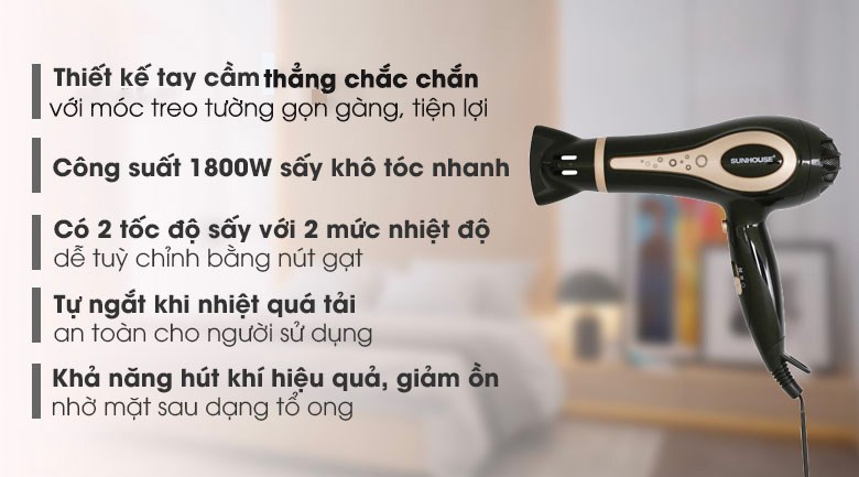 Máy sấy tóc Sunhouse SHD2317 - 2