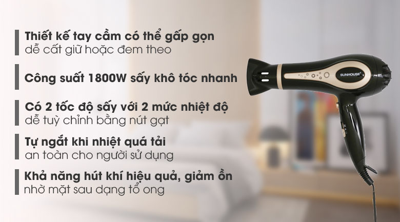 Máy sấy tóc Sunhouse SHD2317