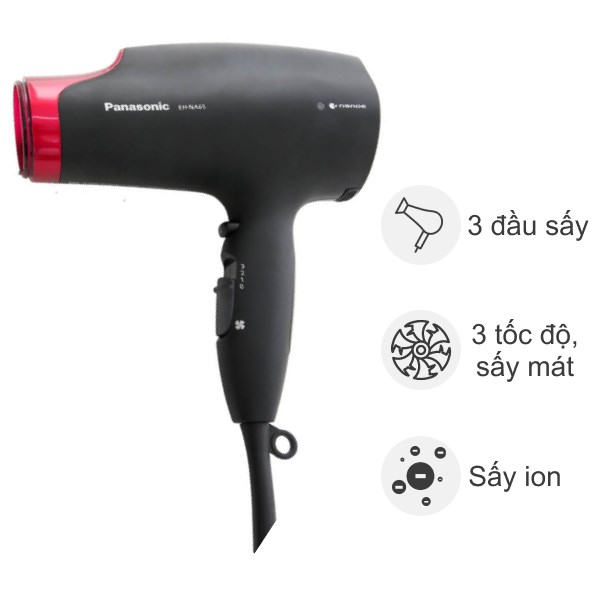 Máy sấy tóc 2000W Panasonic EH-NA65-K645