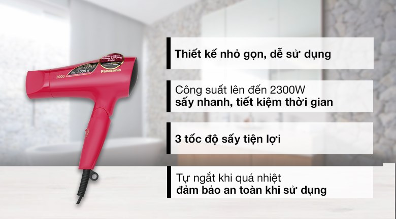 Máy sấy tóc 2000W Panasonic EH-ND64-P645