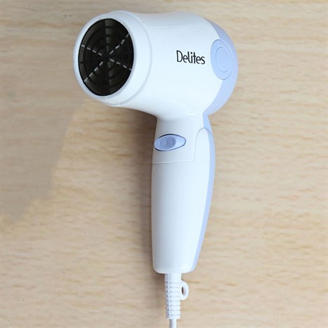 Máy sấy tóc 1000W Delites MST01 EMC BL Màu Trắng - Xanh