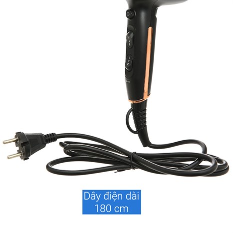 Máy sấy tóc BlueStone HDB-1958 Màu Đen