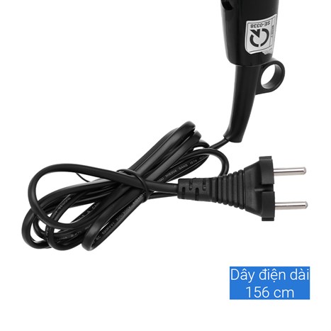 Máy sấy tóc 1200W Philips BHC010/10 Màu Đen