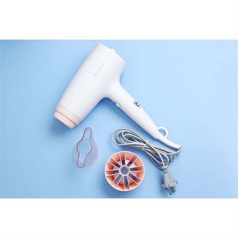 Máy sấy tóc 1600W Philips BHD300/10 Màu Trắng - Hồng