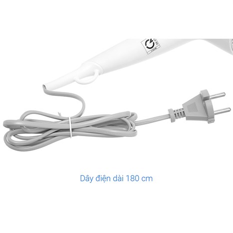 Máy sấy tóc 1600W Philips BHD300/10 Màu Trắng - Hồng
