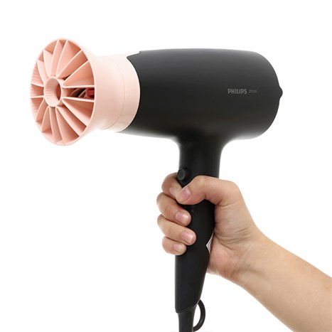 Máy sấy tóc Philips BHD350/10 Màu Đen hồng