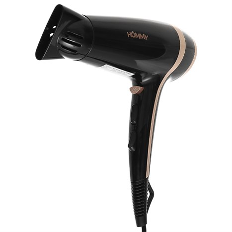 Máy sấy tóc 2000 - 2200W Hommy KF-3122 Màu Đen