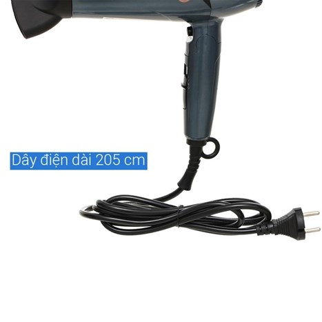 Máy sấy tóc 1800W Hommy RCE-8955 Màu Xanh đen