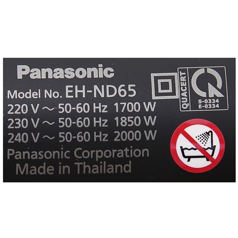 Máy sấy tóc Panasonic EH-ND65-K645 Màu Đen