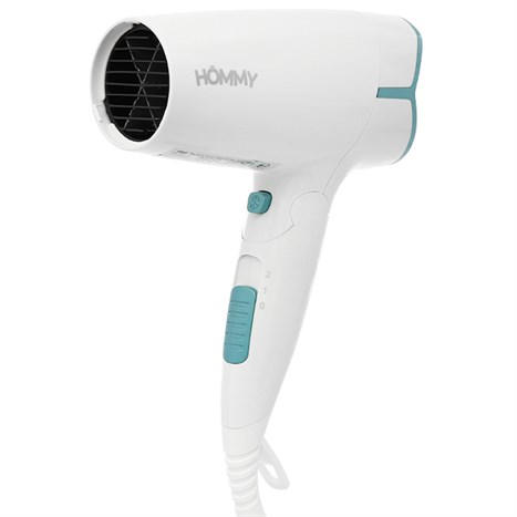 Máy sấy tóc 1500 - 1700W Hommy HD001 Màu Trắng - Xanh