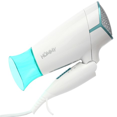 Máy sấy tóc 1500 - 1700W Hommy HD001 Màu Trắng - Xanh
