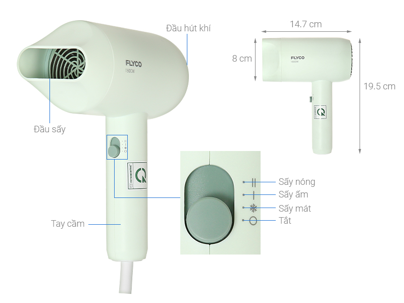 Máy sấy tóc Flyco FH1622VN