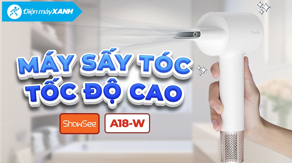 Máy sấy tóc tốc độ cao Showsee A18-W