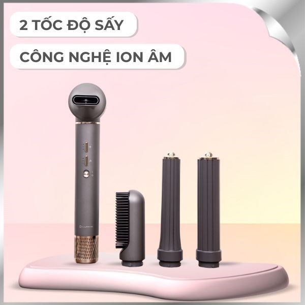 Máy sấy tóc tốc độ cao LUMIAS HDL-200M Xám