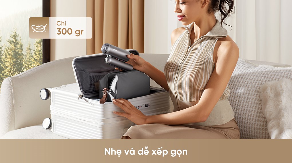 Máy sấy tóc và tạo kiểu đa năng tốc độ cao Dreame AHD51 Space Gray
