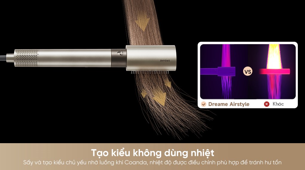 Máy sấy tóc và tạo kiểu đa năng tốc độ cao Dreame AirStyle AMF17A