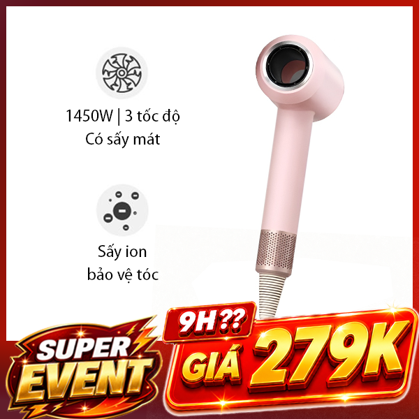 Máy sấy tóc LEAFLESS L01 - Hồng