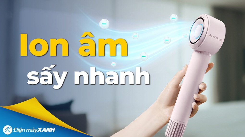 Máy sấy tóc tốc độ cao Flyco FH6371