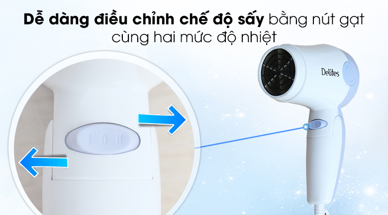 Máy sấy tóc Delites MST01 BL
